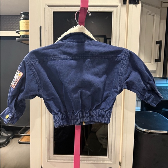 Cannonball Kids Aviator Jacket with Sherpa Collar - Picture 6 of 8